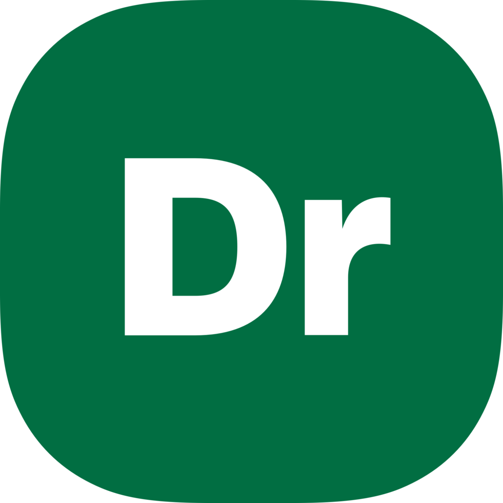 Debt Rate, or Dr, financial vital-sign icon.