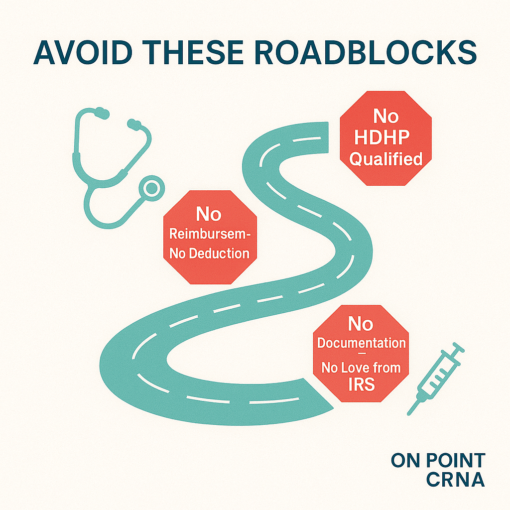 Winding road graphic with stop signs for common S-Corp benefit mistakes
